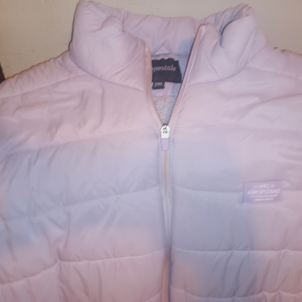 Aeropostale Soft Pink Quilted Jacket